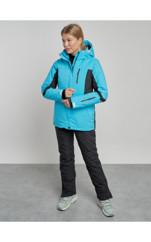 Женский горнолыжный костюм, голубой, для зимних видов спорта. в Тюмени