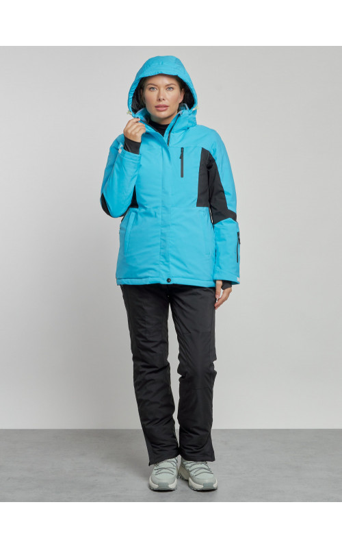 Женский горнолыжный костюм, голубой, для зимних видов спорта. в Тюмени