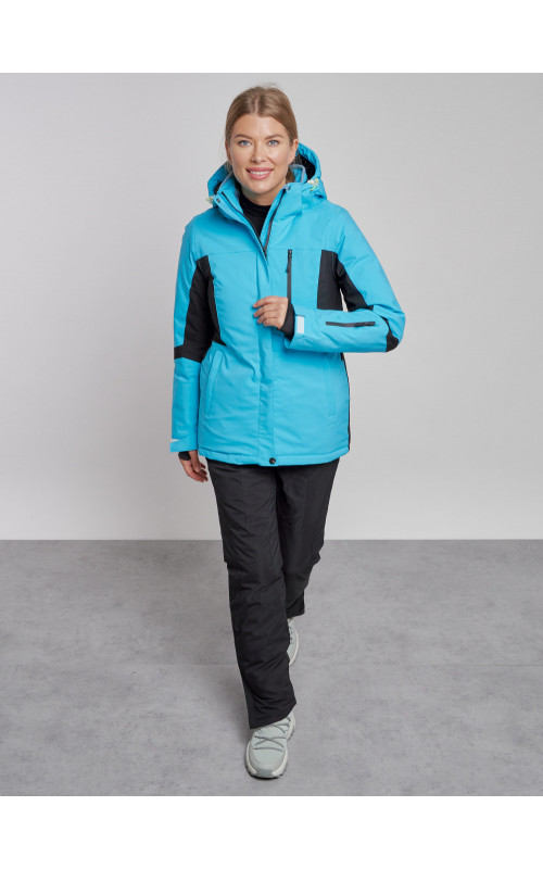 Женский горнолыжный костюм, голубой, для зимних видов спорта. в Тюмени