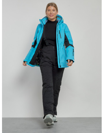 Женский горнолыжный костюм, голубой, для зимних видов спорта. в Тюмени