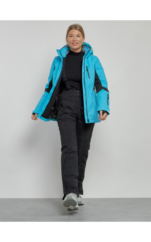 Женский горнолыжный костюм, голубой, для зимних видов спорта. в Тюмени