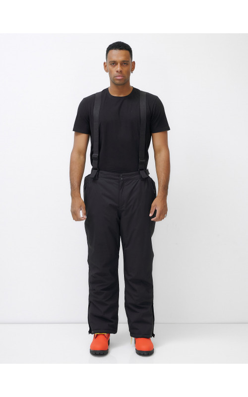 Мужской горнолыжный костюм: куртка и полукомбинезон для зимы