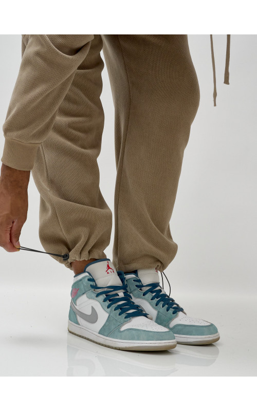 Мужской демисезонный спортивный костюм на флисе, бежевый, для спорта в Тюмени