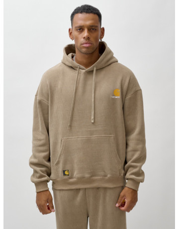 Мужской демисезонный спортивный костюм на флисе, бежевый, для спорта в Тюмени