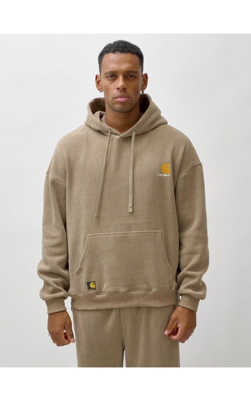 Мужской демисезонный спортивный костюм на флисе, бежевый, для спорта в Тюмени