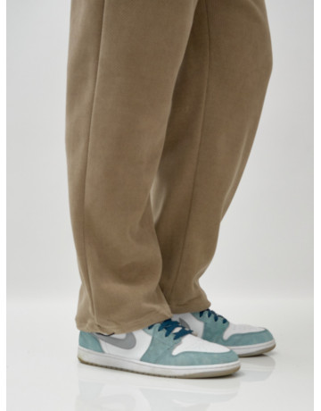 Мужской демисезонный спортивный костюм на флисе, бежевый, для спорта в Тюмени