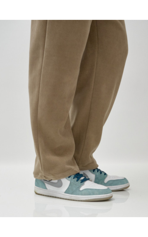 Мужской демисезонный спортивный костюм на флисе, бежевый, для спорта в Тюмени