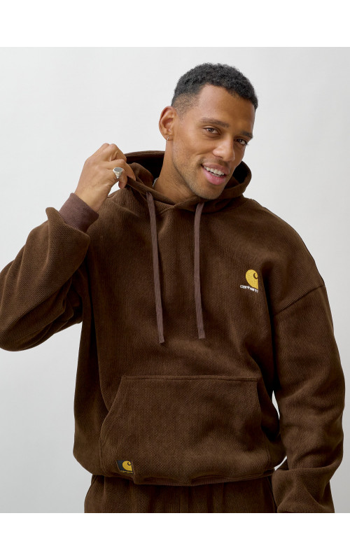 Мужской демисезонный спортивный костюм на флисе, коричневый, для спорта. в Тюмени