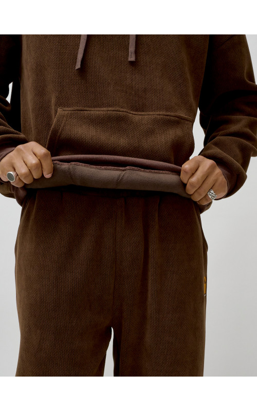 Мужской демисезонный спортивный костюм на флисе, коричневый, для спорта. в Тюмени