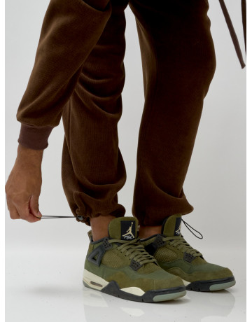 Мужской демисезонный спортивный костюм на флисе, коричневый, для спорта. в Тюмени