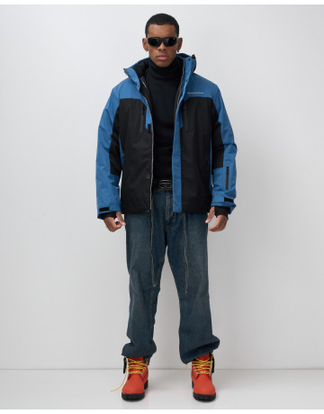 Мужская горнолыжная куртка, чёрная, для зимы в Тюмени