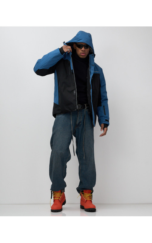 Мужская горнолыжная куртка, чёрная, для зимы в Тюмени