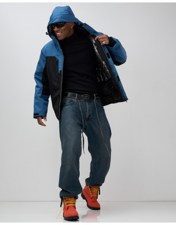 Мужская горнолыжная куртка, чёрная, для зимы в Тюмени