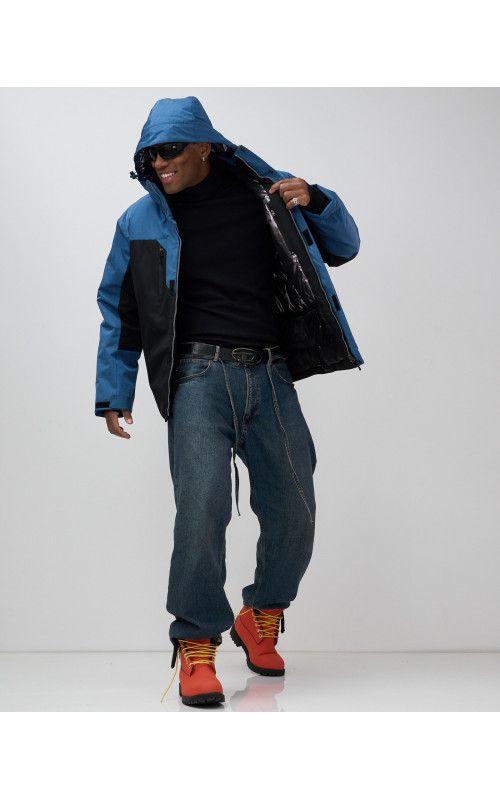 Мужская горнолыжная куртка, чёрная, для зимы в Тюмени