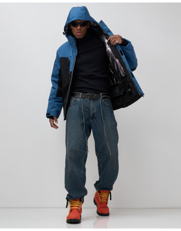 Мужская горнолыжная куртка, чёрная, для зимы в Тюмени