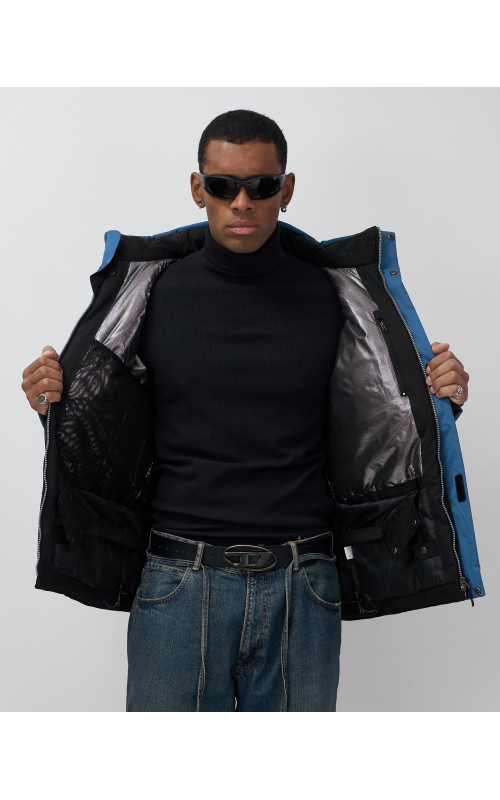 Мужская горнолыжная куртка, чёрная, для зимы в Тюмени