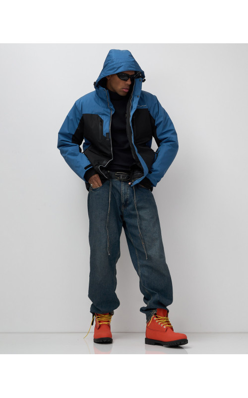 Мужская горнолыжная куртка, чёрная, для зимы в Тюмени