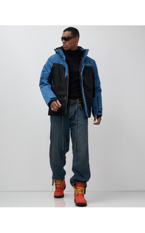 Мужская горнолыжная куртка, чёрная, для зимы в Тюмени