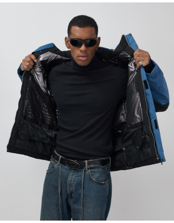 Мужская горнолыжная куртка, чёрная, для зимы в Тюмени