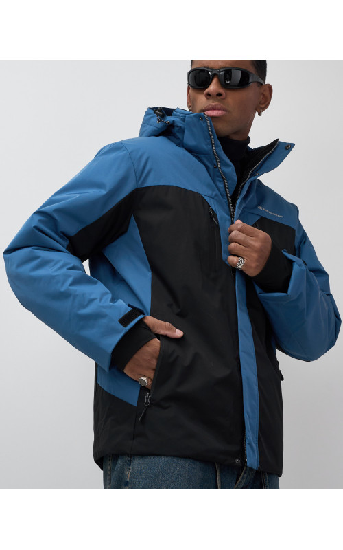 Мужская горнолыжная куртка, чёрная, для зимы в Тюмени