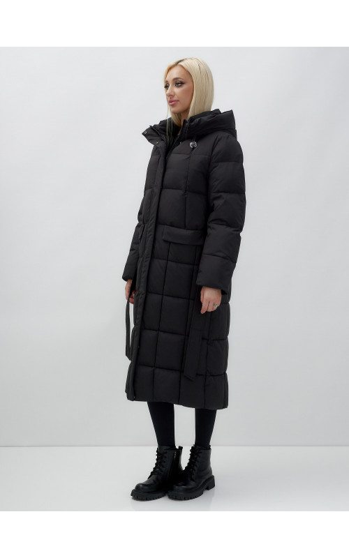 Длинный зимний пуховик для женщин