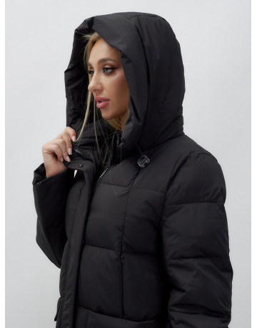 Длинный зимний пуховик для женщин