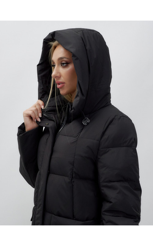 Длинный зимний пуховик для женщин