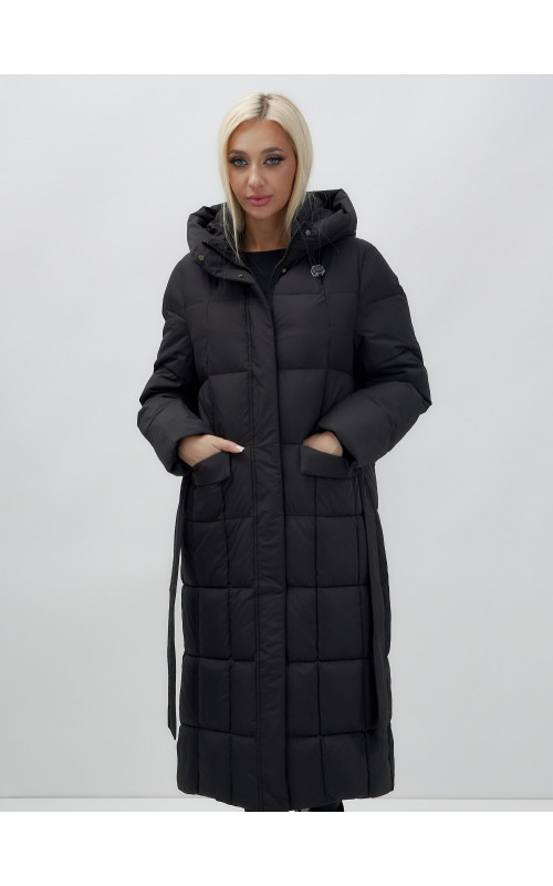 Длинный зимний пуховик для женщин