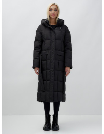 Длинный зимний пуховик для женщин