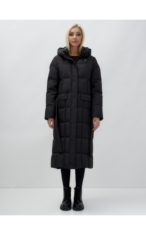 Длинный зимний пуховик для женщин