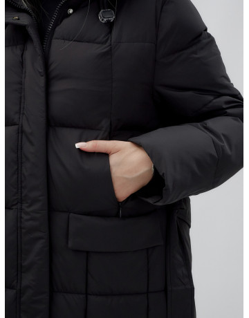 Длинный зимний пуховик для женщин