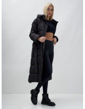 Длинный зимний пуховик для женщин