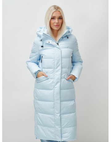 Женский зимний пуховик с капюшоном