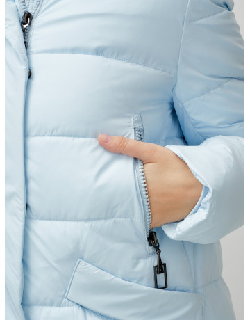 Женский зимний пуховик с капюшоном