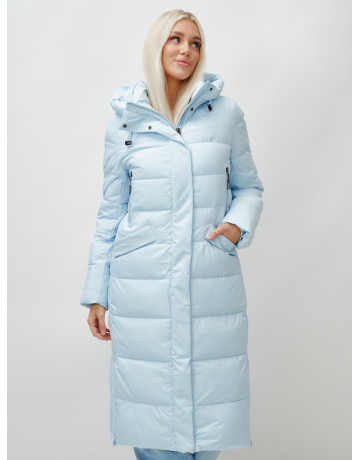 Женский зимний пуховик с капюшоном