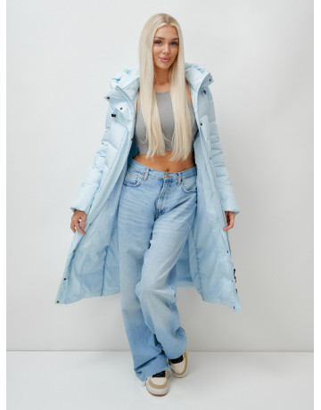 Женский зимний пуховик с капюшоном