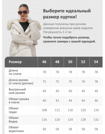 Роскошный зимний пуховик с мехом песца премиум-класса для женщин.