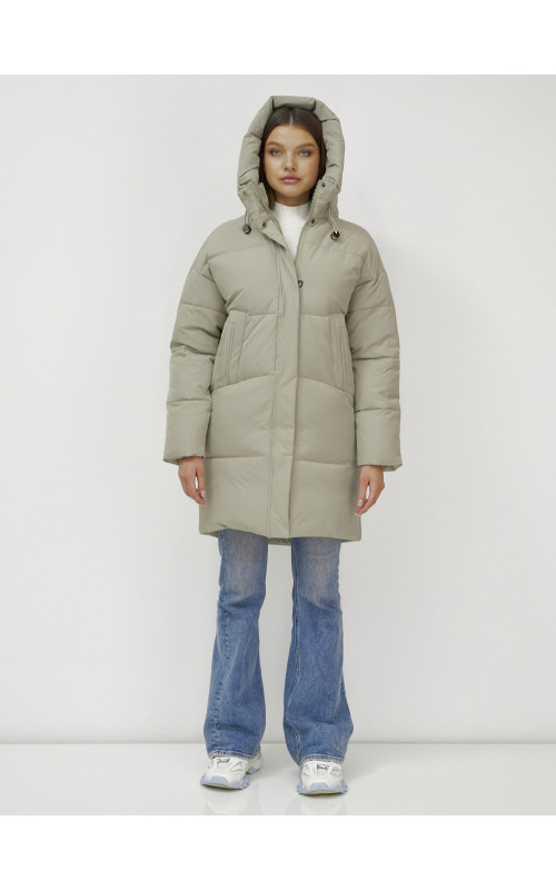 Зимний пуховик с утеплителем: стиль и комфорт.