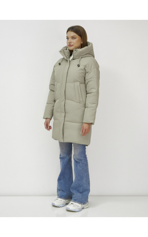 Зимний пуховик с утеплителем: стиль и комфорт.