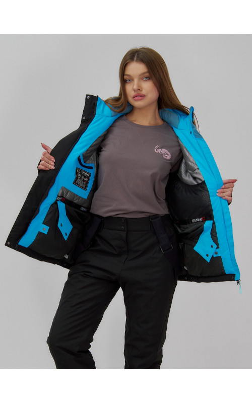 Женский горнолыжный костюм, синий, для зимы. в Тюмени