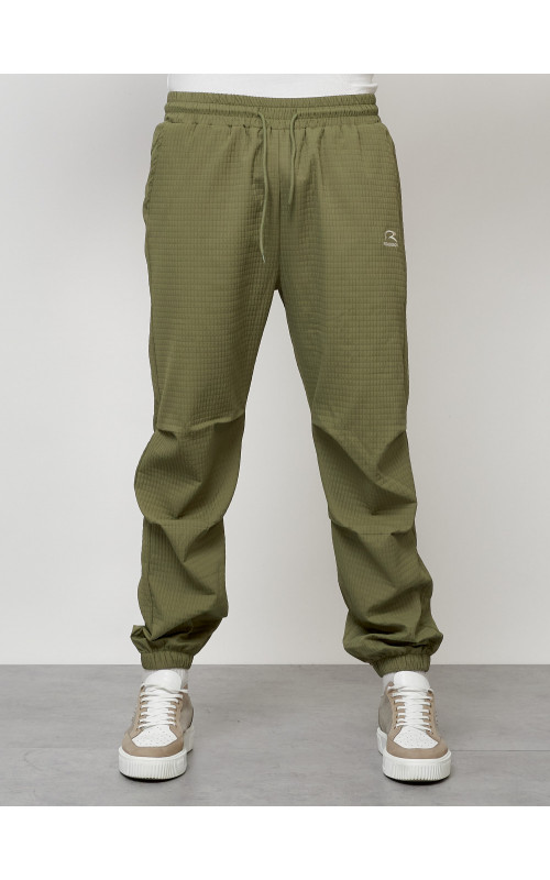 Мужской модный спортивный костюм цвета хаки для активного отдыха в Тюмени