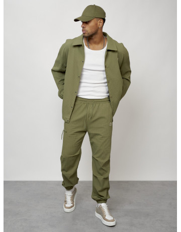 Мужской модный спортивный костюм цвета хаки для активного отдыха в Тюмени