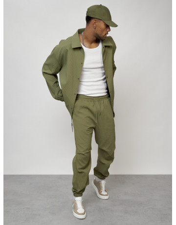 Мужской модный спортивный костюм цвета хаки для активного отдыха в Тюмени
