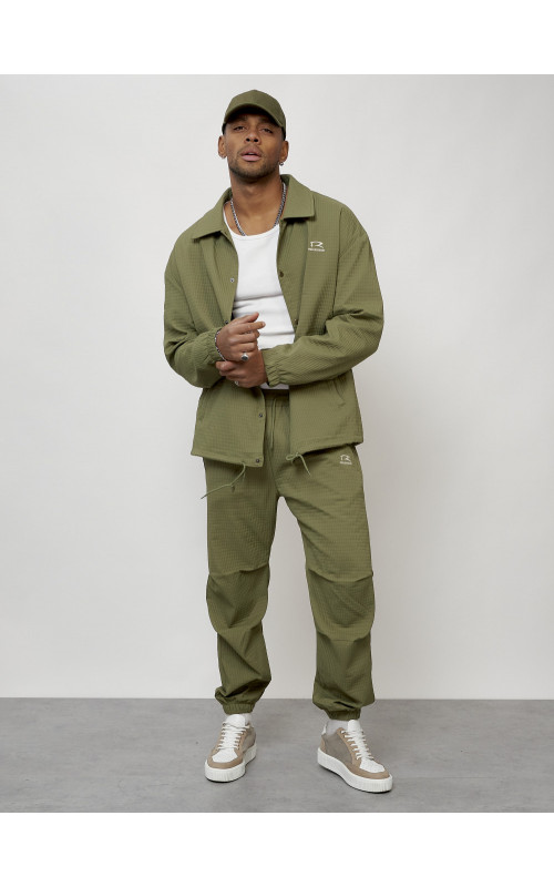 Мужской модный спортивный костюм цвета хаки для активного отдыха в Тюмени