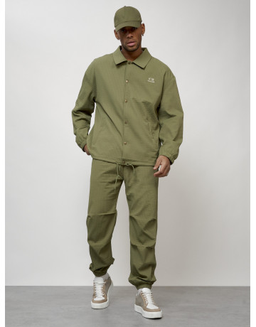 Мужской модный спортивный костюм цвета хаки для активного отдыха в Тюмени