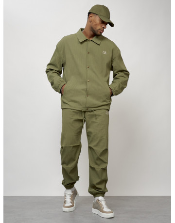 Мужской модный спортивный костюм цвета хаки для активного отдыха в Тюмени