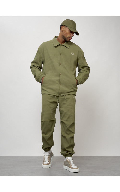 Мужской модный спортивный костюм цвета хаки для активного отдыха в Тюмени