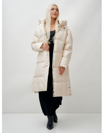 Длинный зимний пуховик для женщин
