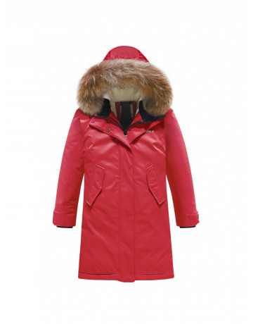 Ветро- и водонепроницаемая парка для девочки, активный отдых