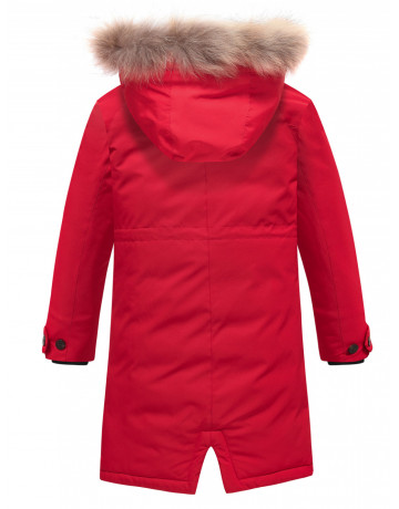 Ветро- и водонепроницаемая парка для девочки, активный отдых